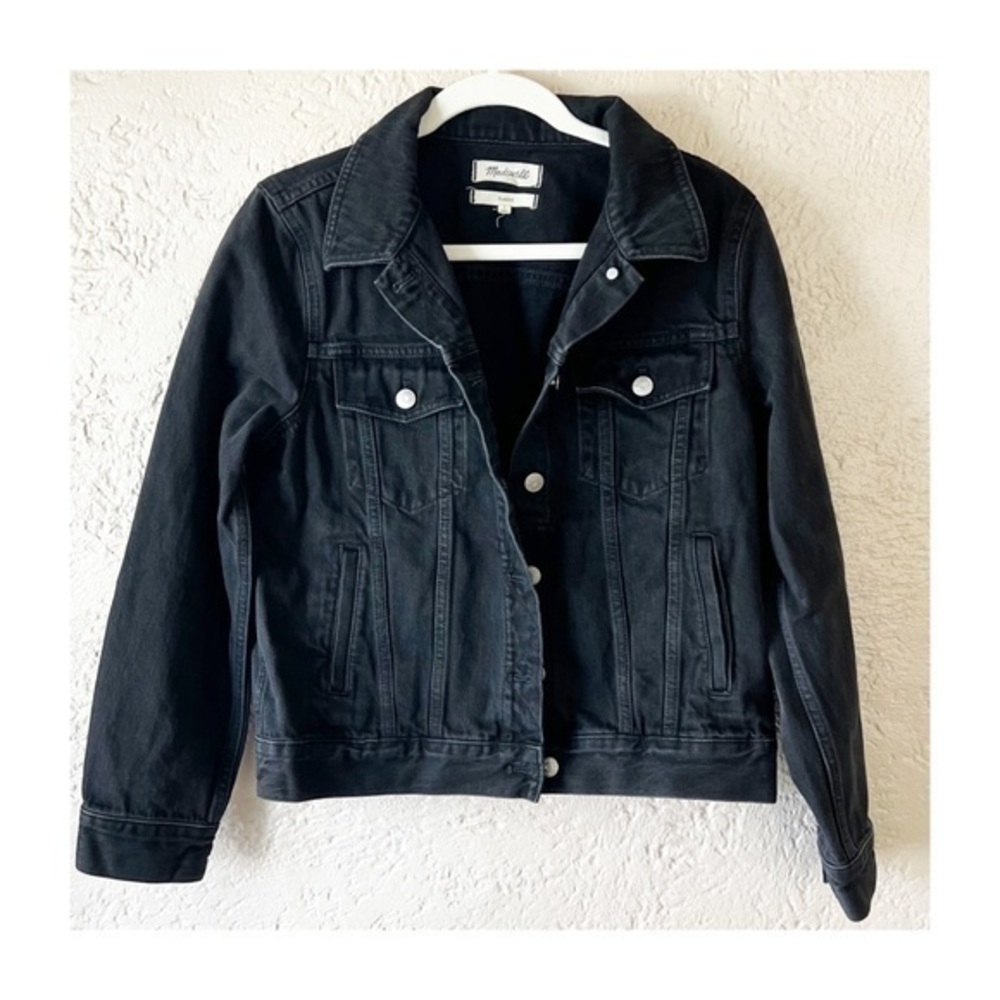 EUC Madewell Black Denim Jacket